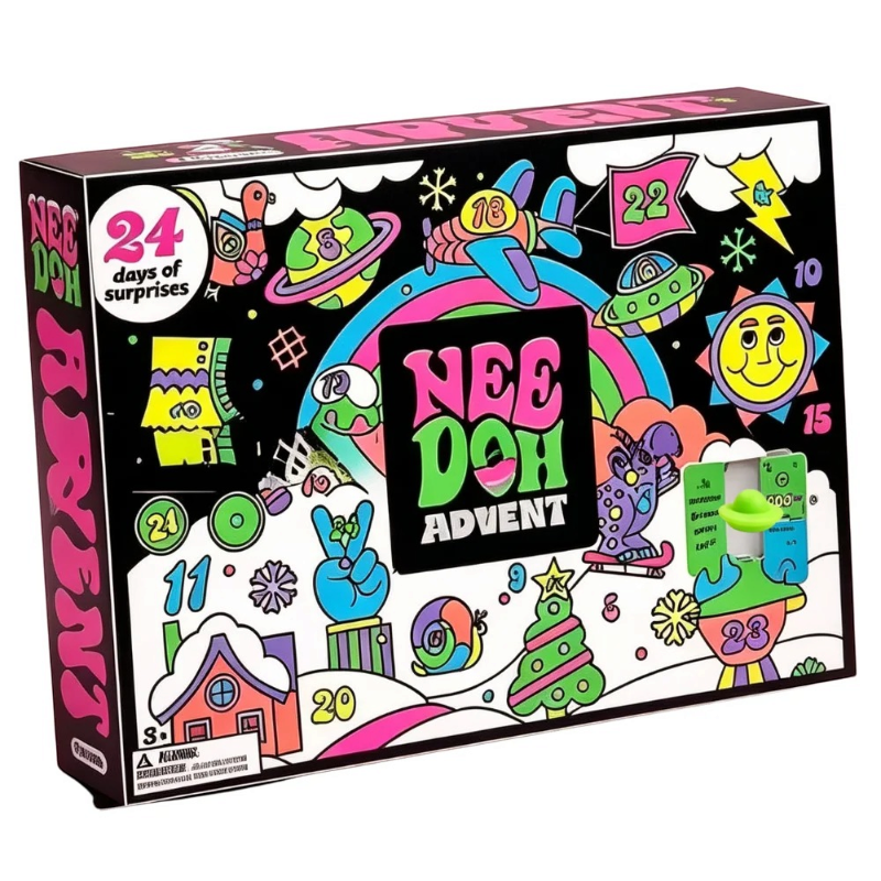 NeedohAdvent - 24-Tage-Adventskalender mit verschiedenen weichen Anti-Stress-Spielzeugen