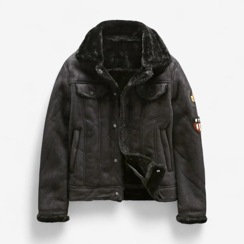 Christian – Langärmlige Jacke mit Fleecefutter und Taschen