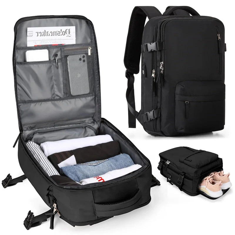 Damen Reise Rucksack wasserdicht & USB Anschluss