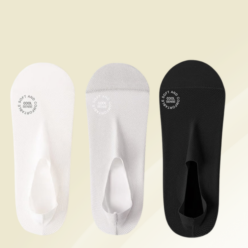 Niedrige Sneaker Socken unsichtbar Antirutsch