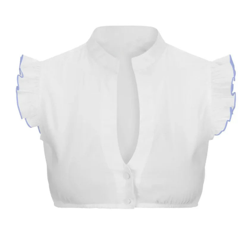 Damen-Dirndlbluse mit Knopfleiste