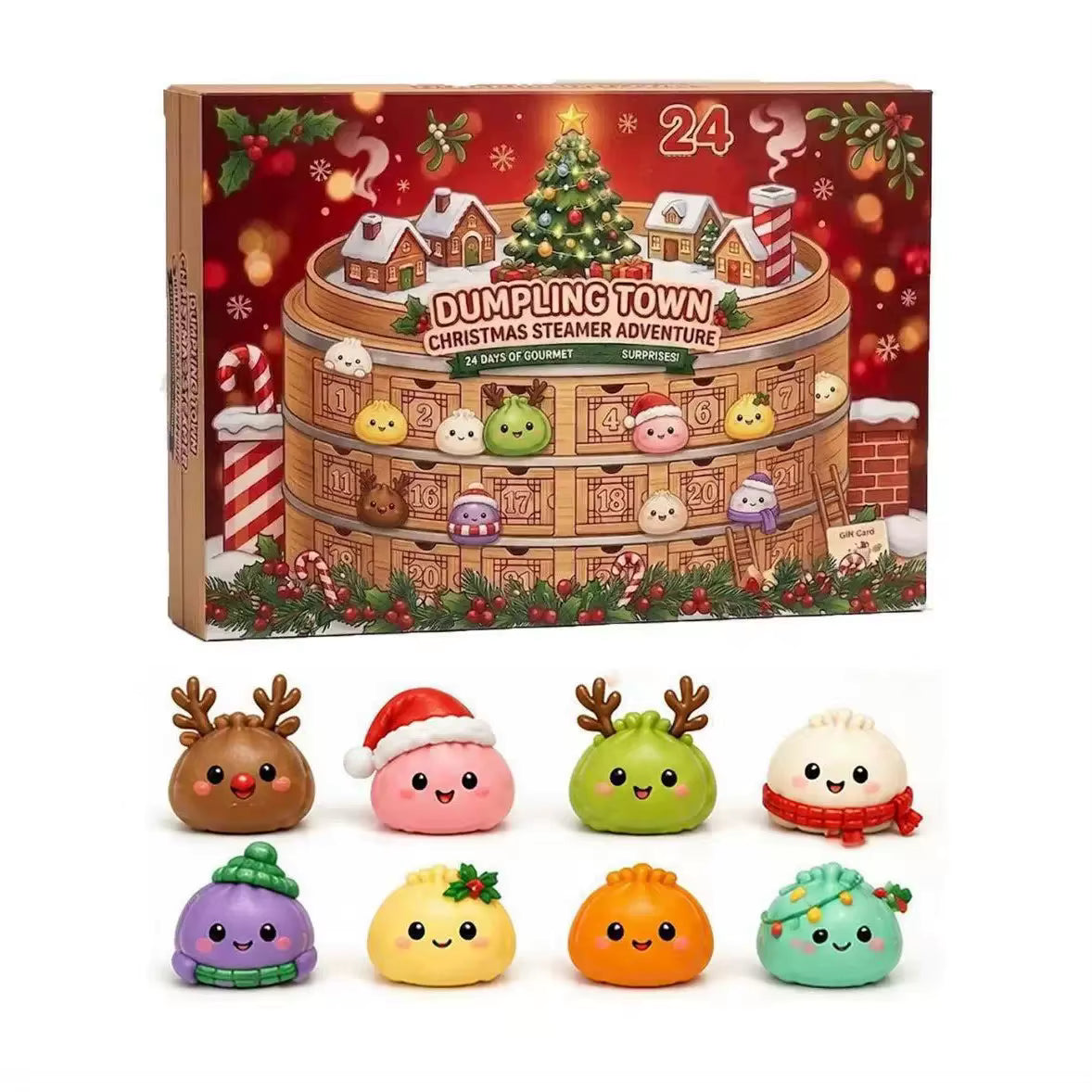 Sensimas - Adventskalender mit 24 Squishy-Spielzeugen