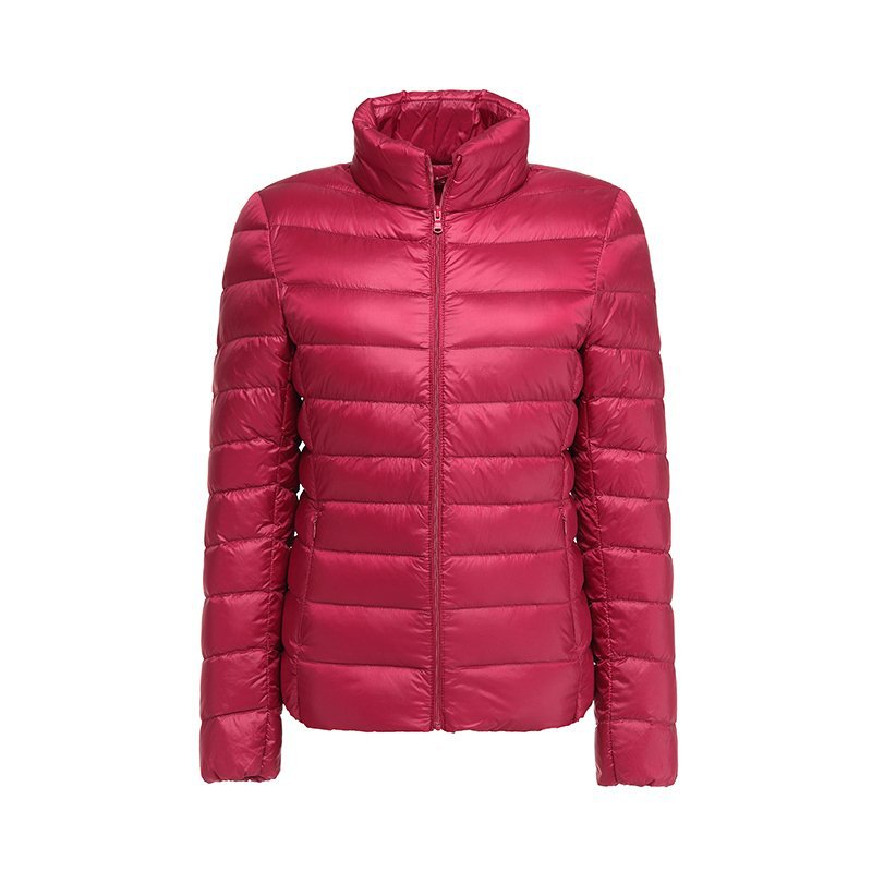 Quilzipper - Damenjacke mit Steppmuster und elastischen Bündchen