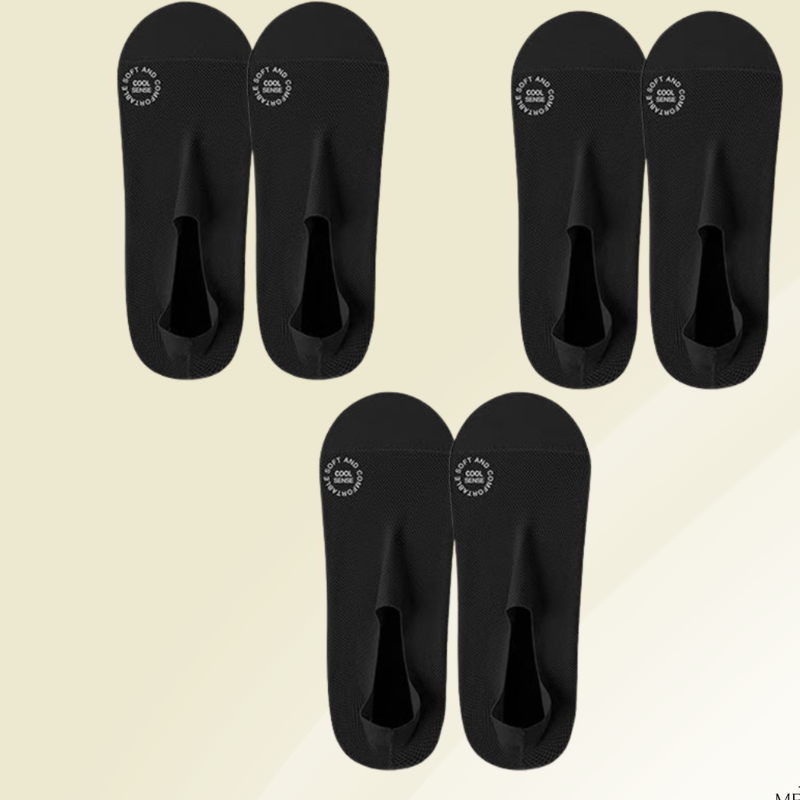 Niedrige Sneaker Socken unsichtbar Antirutsch