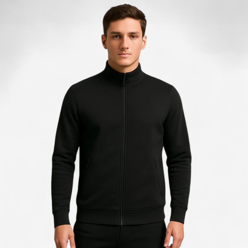 Callum - Langarmjacke mit Reißverschluss und Taschen