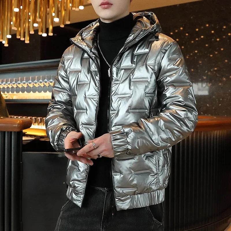 Magnus – Gepolsterte Jacke mit Reißverschluss und Kapuze