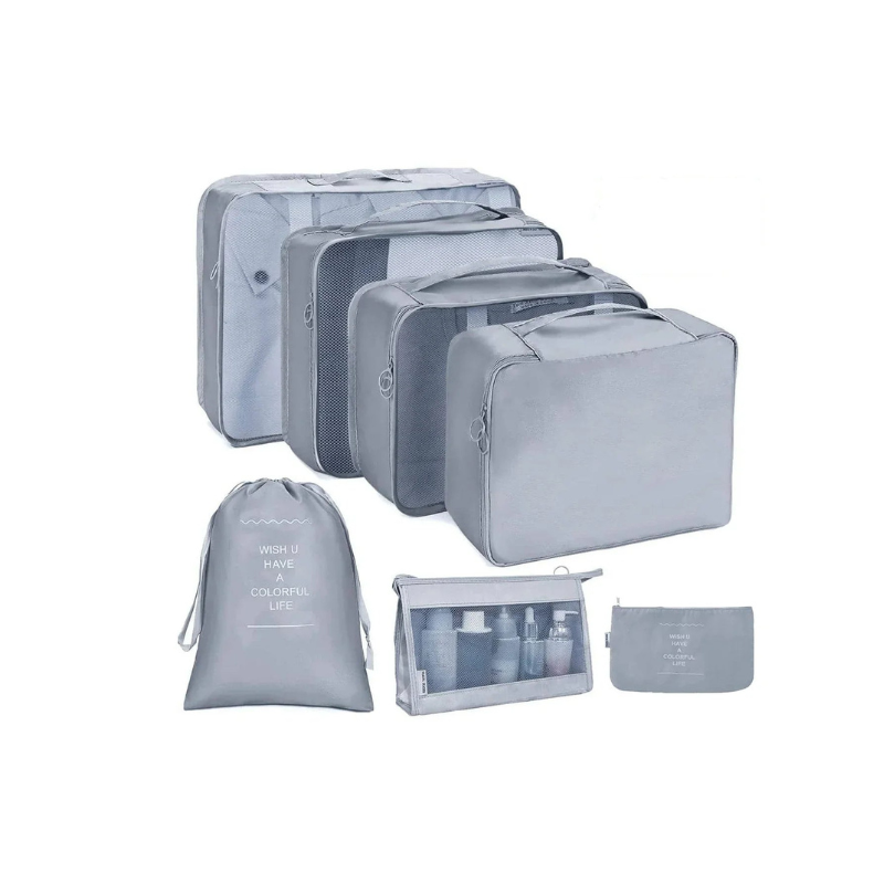 Koffer Organizer Set 7–10 Teilig mit Packwürfeln