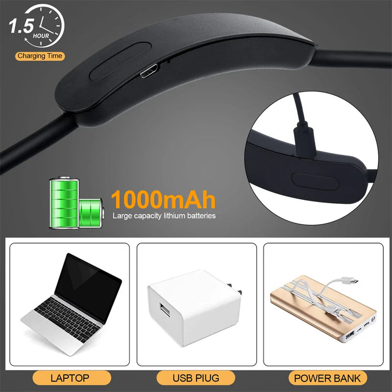 LED Nackenlampe USB wiederaufladbar