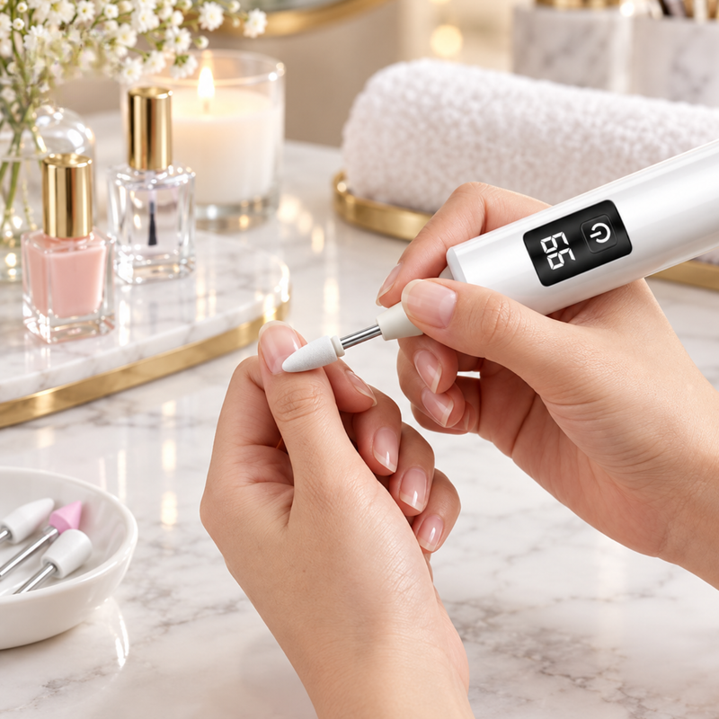 Nailvolt - Elektrische Nagelfeile mit digitaler Geschwindigkeitskontrolle