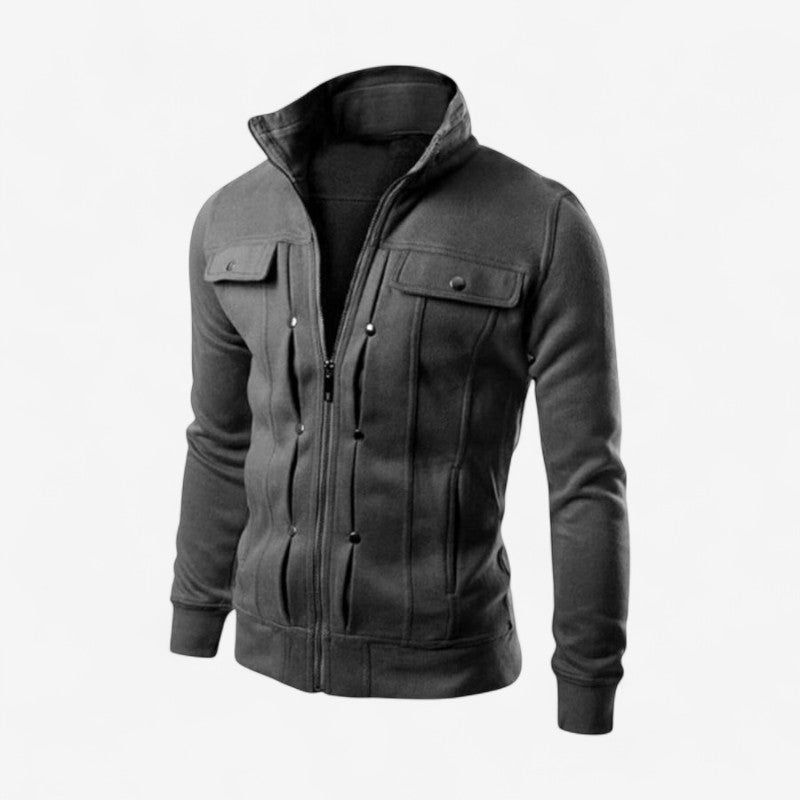 Santos – Langarmjacke mit Reißverschlusskragen