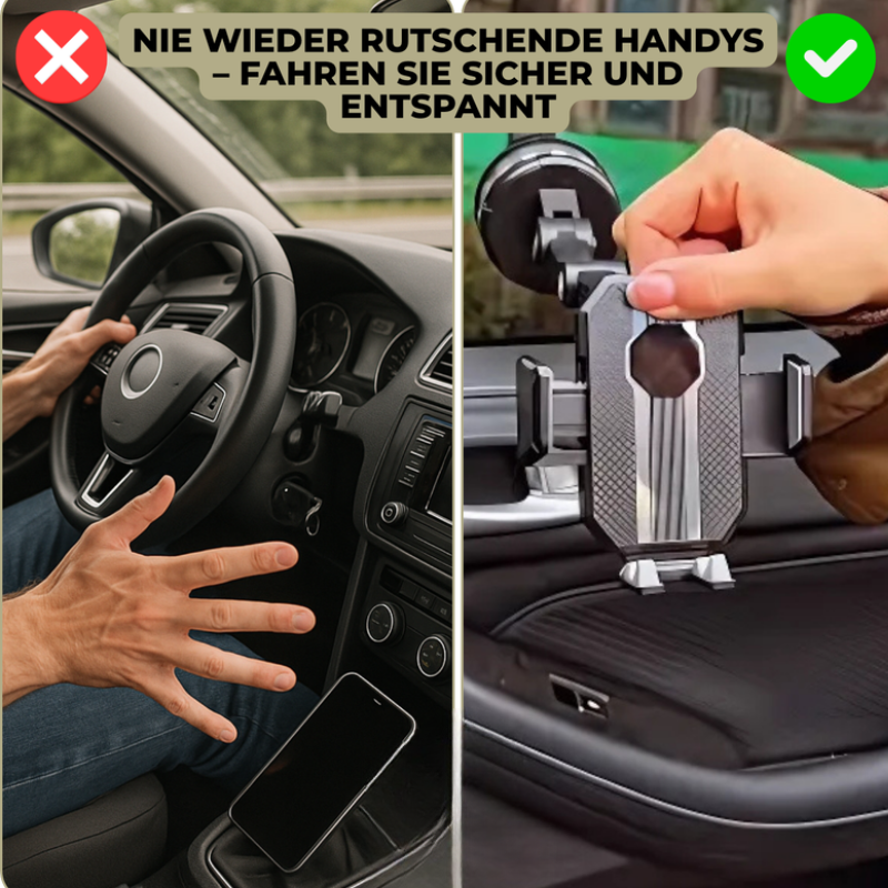 Auto Handyhalterung mit starker Saugnapf-Haftung und 360° Rotation