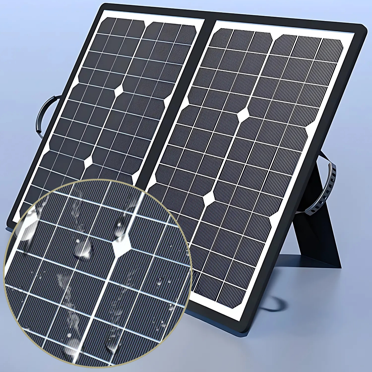 Faltbares Solarpanel 1000W Komplettset mit MPPT Controller