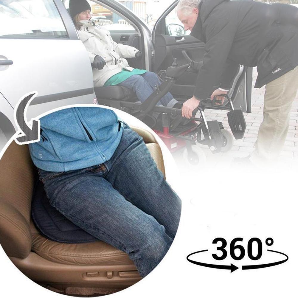 Drehbares Sitzkissen 360° mit Memory Foam & Antirutsch-Unterseite