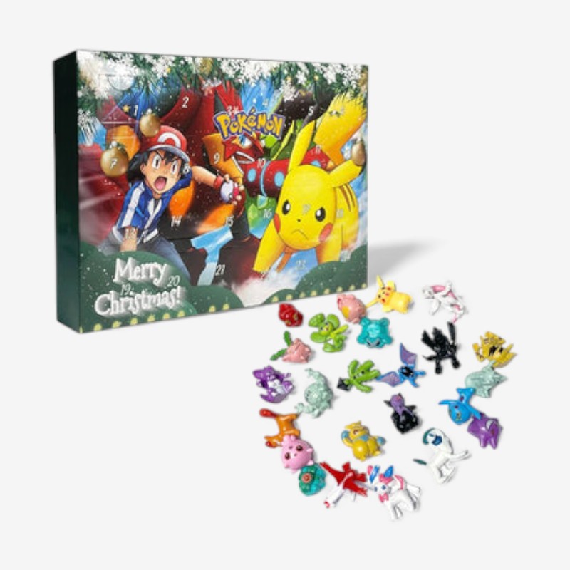 Noelminis - Adventskalender mit Anime-Figuren für Weihnachtscountdown