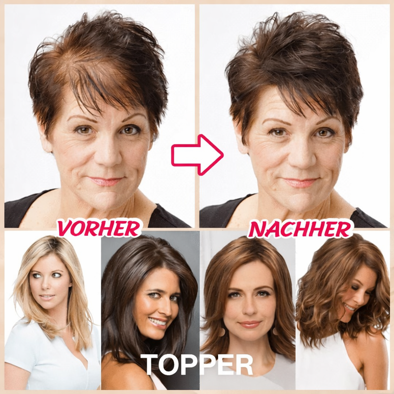 Clip-In Haarverlängerung aus Echthaar für mehr Volumen und natürliche Fülle | 1+1 GRATIS