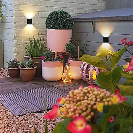 1+1 Gratis | Solaris - LED-Solar-Wandleuchte mit warmweißem Licht