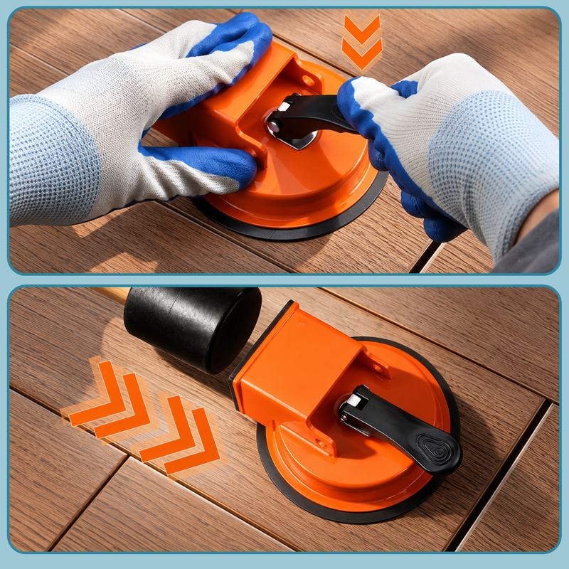 Gripstone - Bodenreparaturwerkzeug mit Saugtasse
