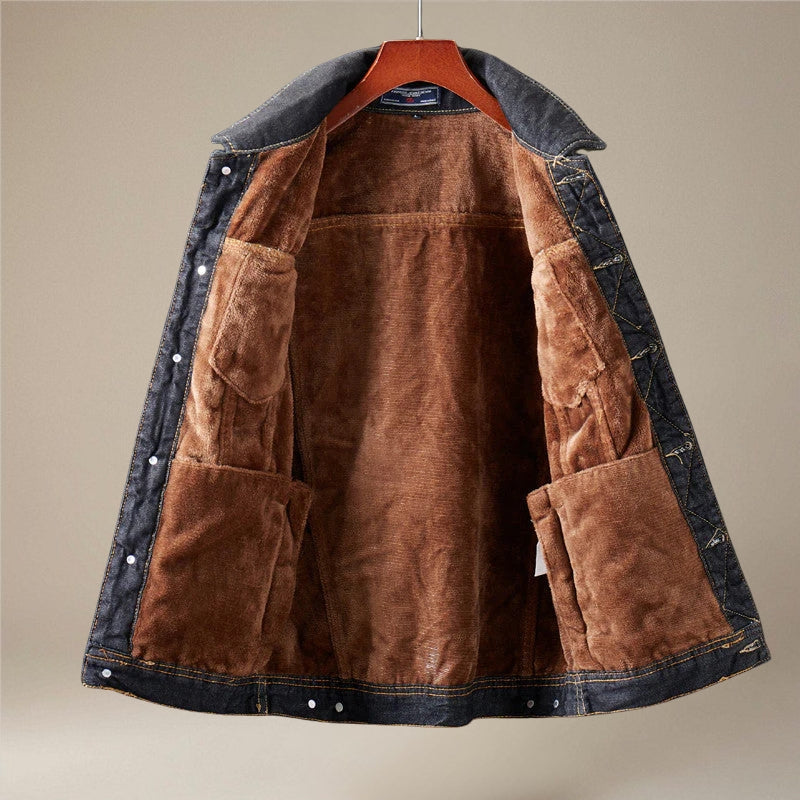 Lawrence – Fleecegefütterte Jacke mit Langärmeln und Taschen