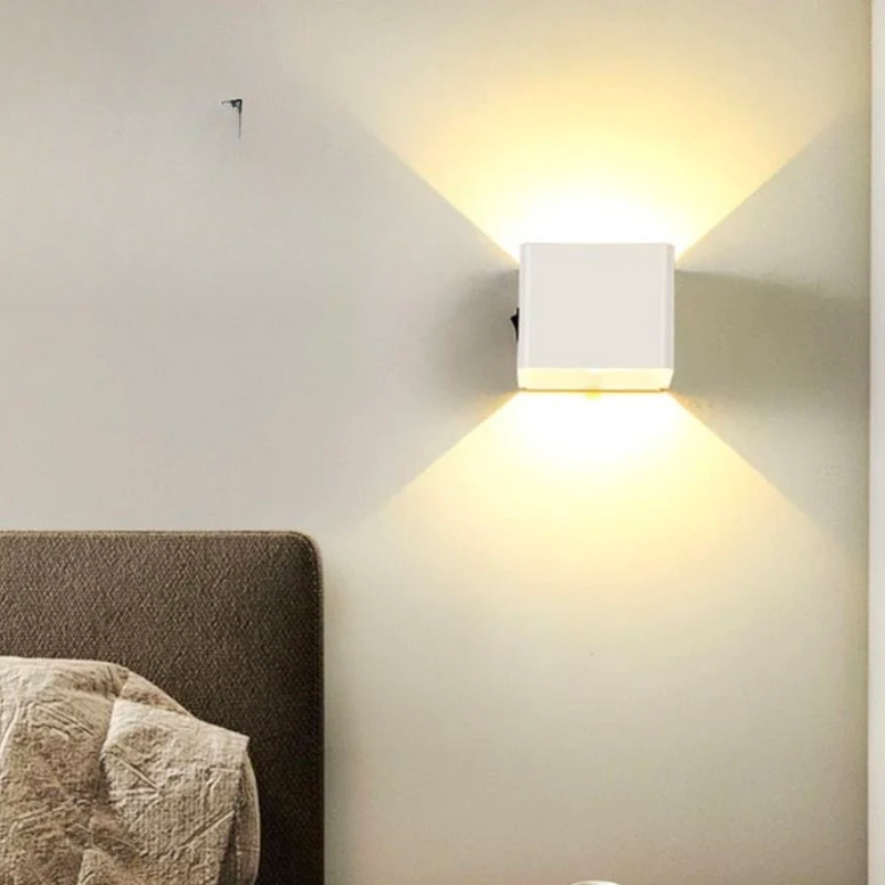 Kabellose LED Wandlampe mit Bewegungsmelder und warmem Licht
