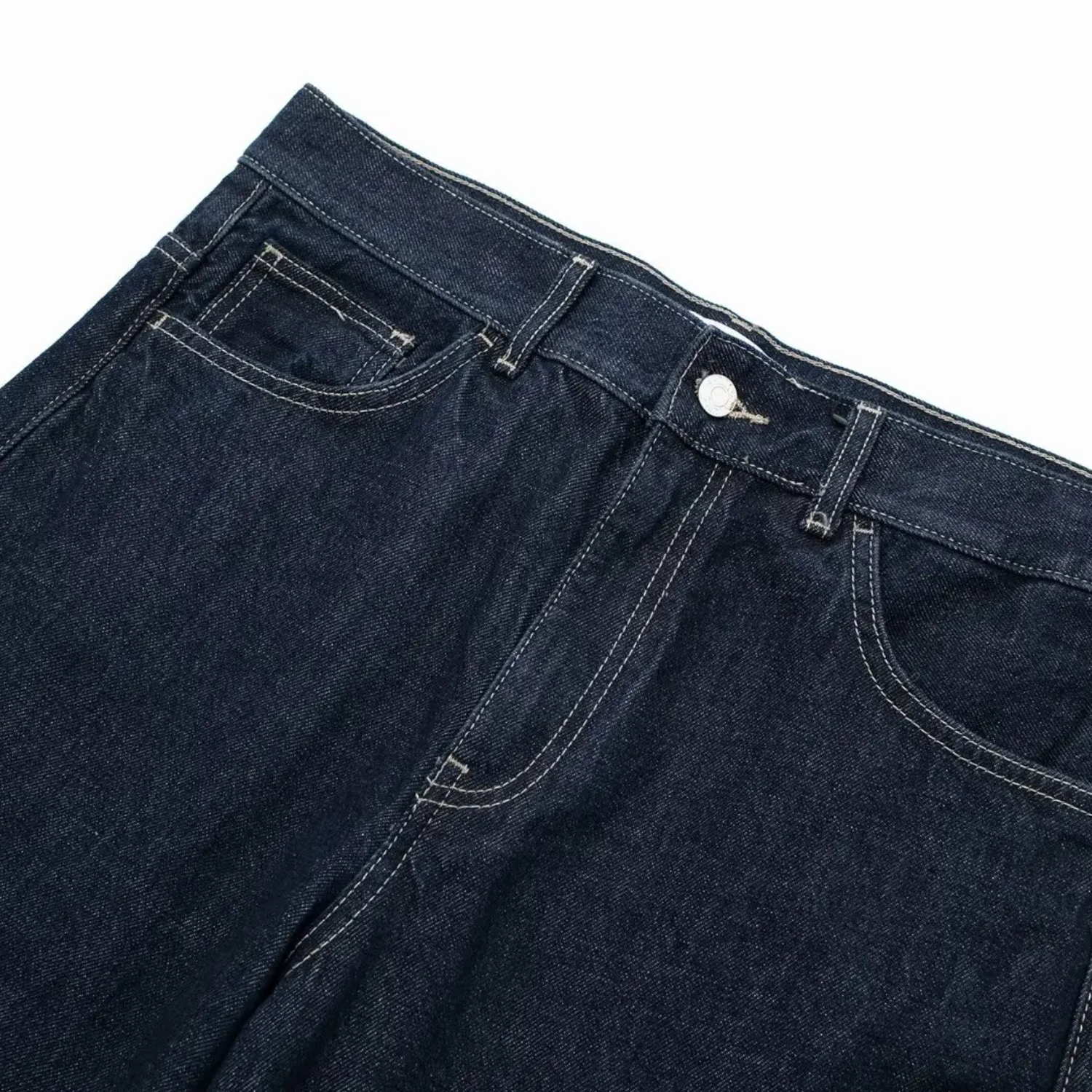 Lea | Streetwear-Denim-Set mit Cropped Jacke und Weiten Hosen