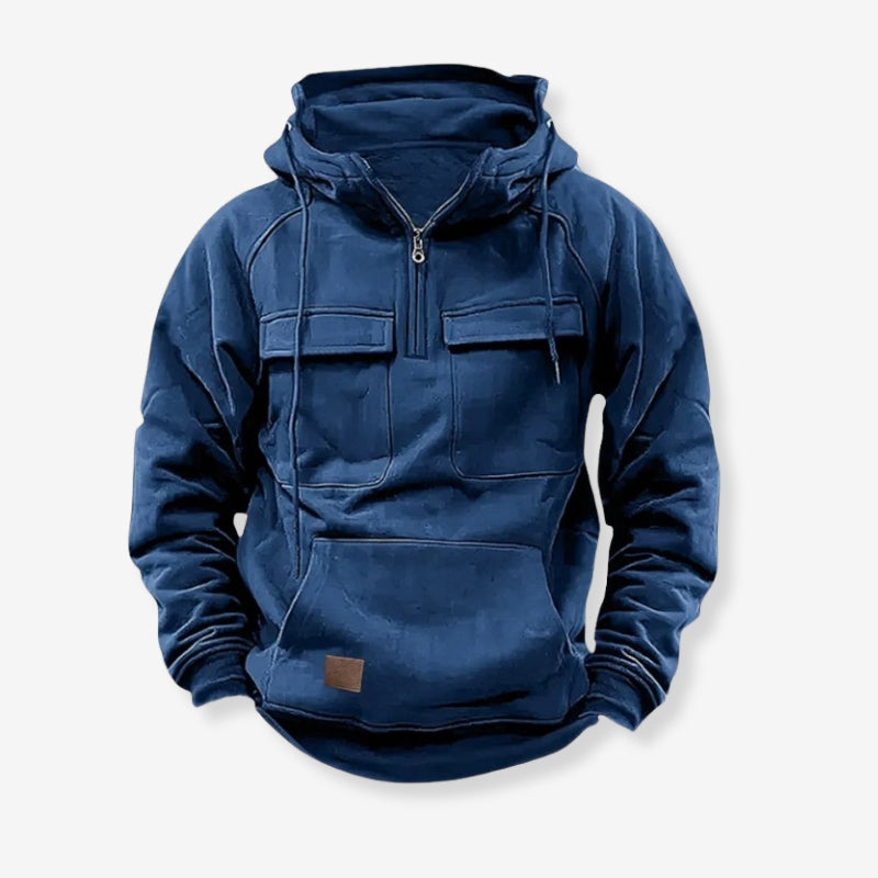 Henrik – Kapuzenjacke mit langen Ärmeln und Taschen