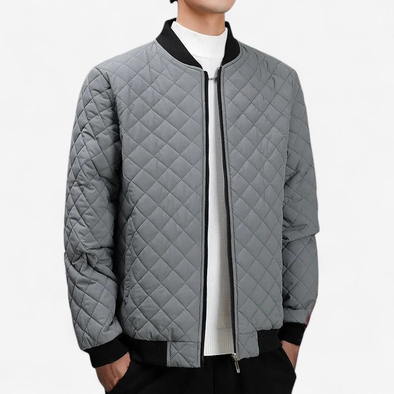 Pablo - Langarmjacke mit Kragen und Reißverschlusstaschen