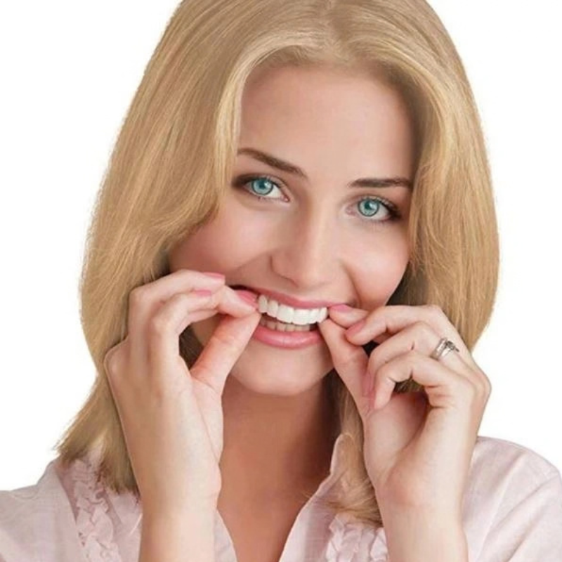 1+1 Gratis | Mould - Herausnehmbare Zahnprothese für Ober- und Unterkiefer