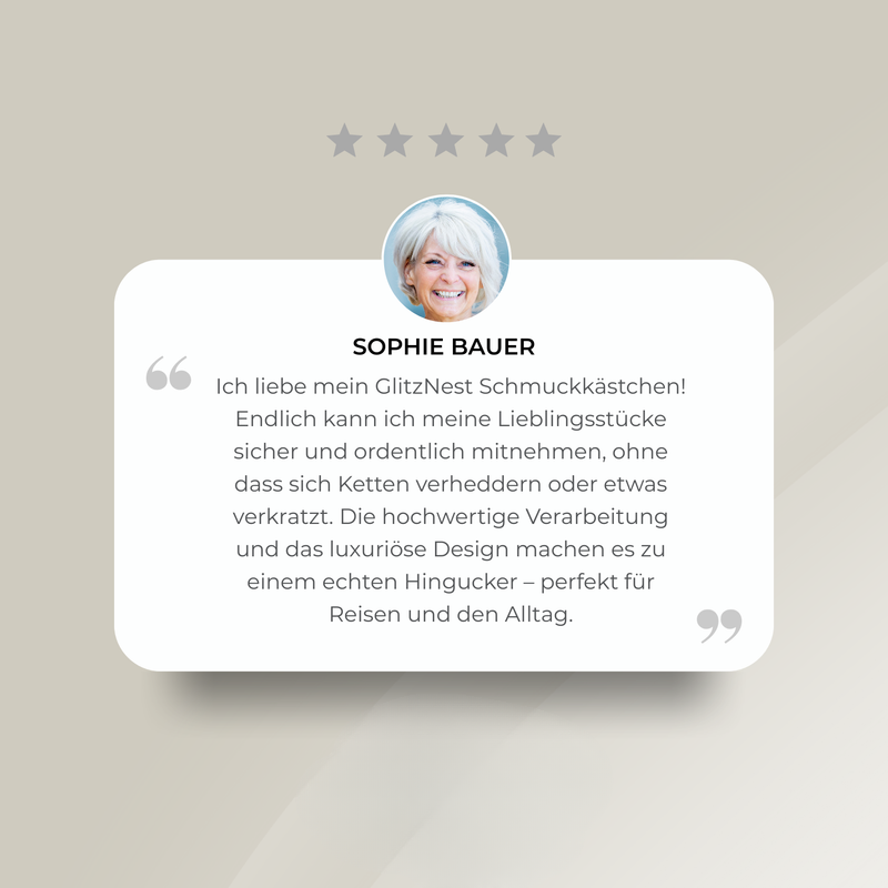 Reise Schmuckkästchen zur sicheren Aufbewahrung
