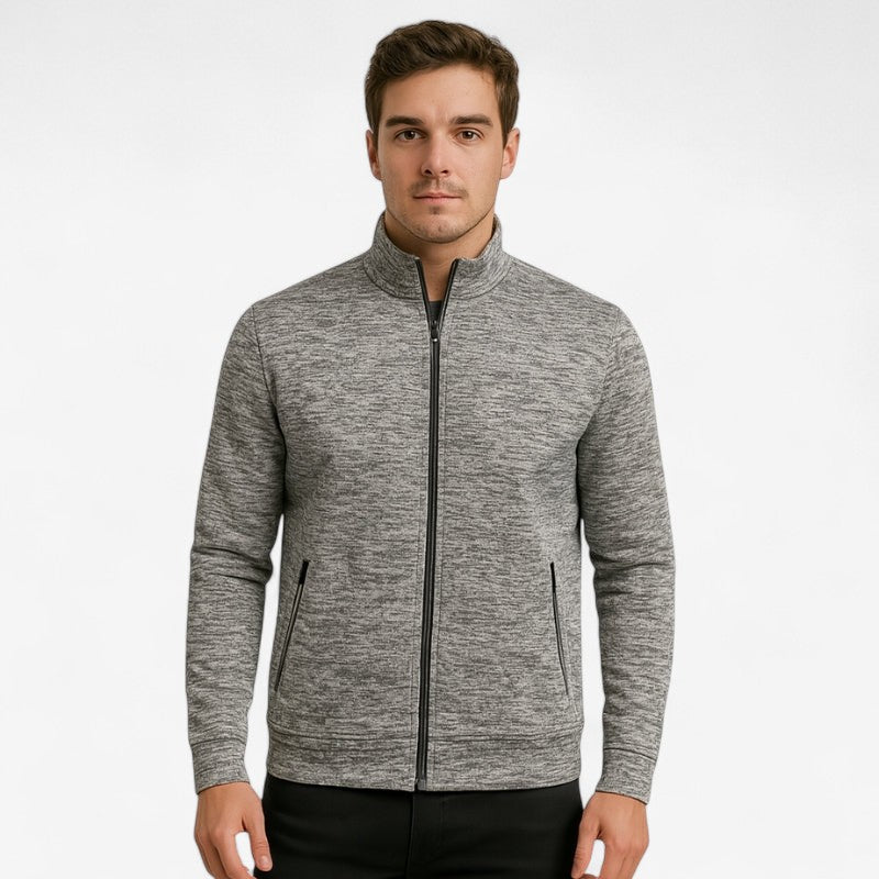 Callum - Langarmjacke mit Reißverschluss und Taschen