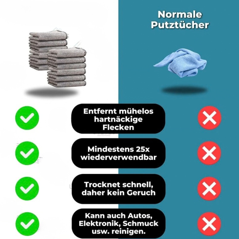 5+5 Gratis | Scrub - Mehrzweck-Drahttücher für Küche