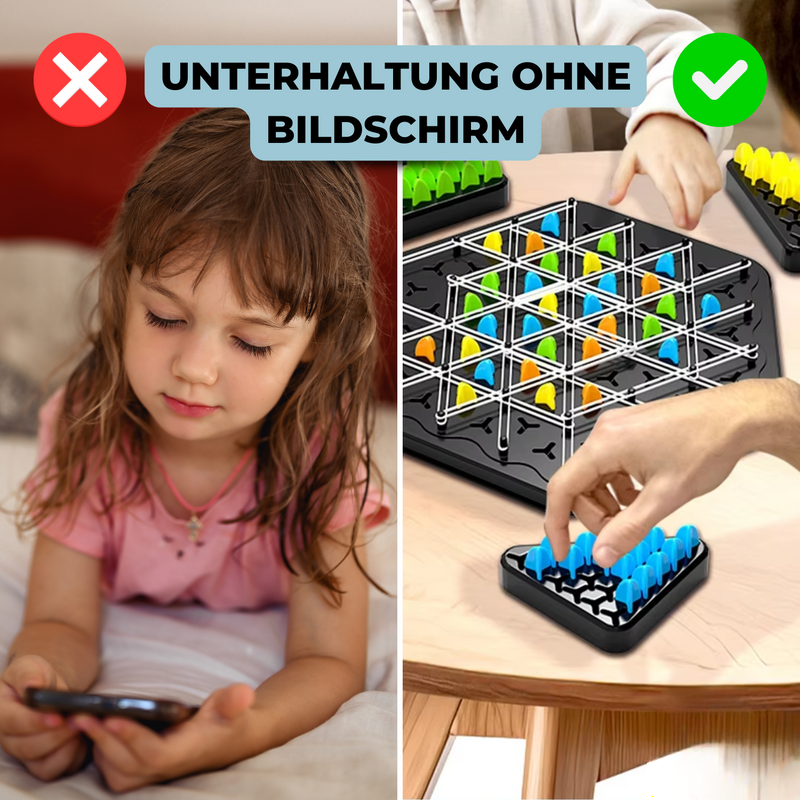 Chainix - Ketten-Dreieck-Schachspiel für strategisches Denken