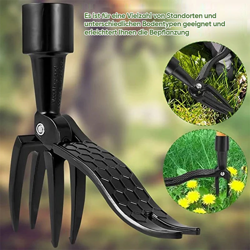 Unkrautstecher mit Wurzelentfernung & Rückenschonendem Design