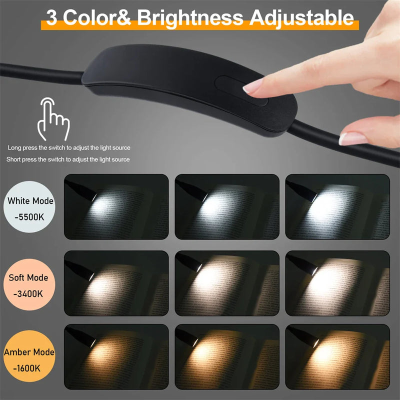 LED Nackenlampe USB wiederaufladbar
