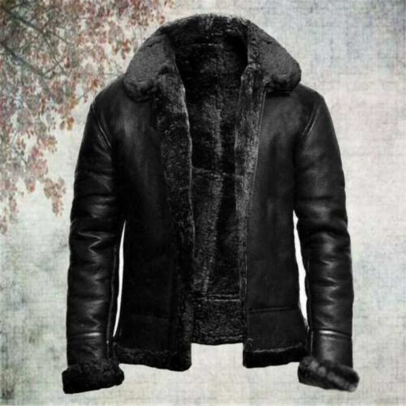 Johan – Langärmlige Jacke mit Reverskragen und Reißverschlusstaschen