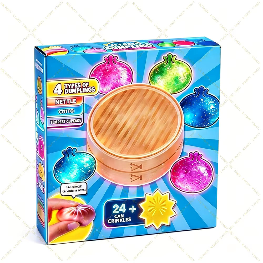 Squishcade - Adventskalender mit Squishy-Spielzeugen im Knödel-Design