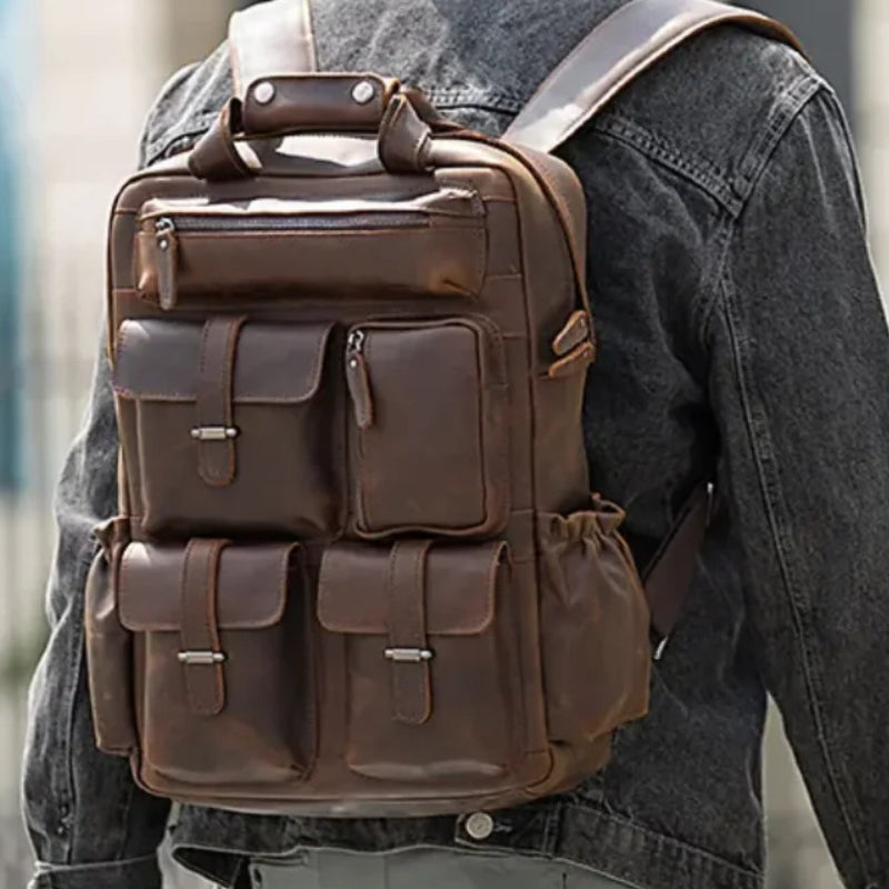 Curtis – Rucksack mit mehreren Reißverschlusstaschen und verstellbaren Trägern