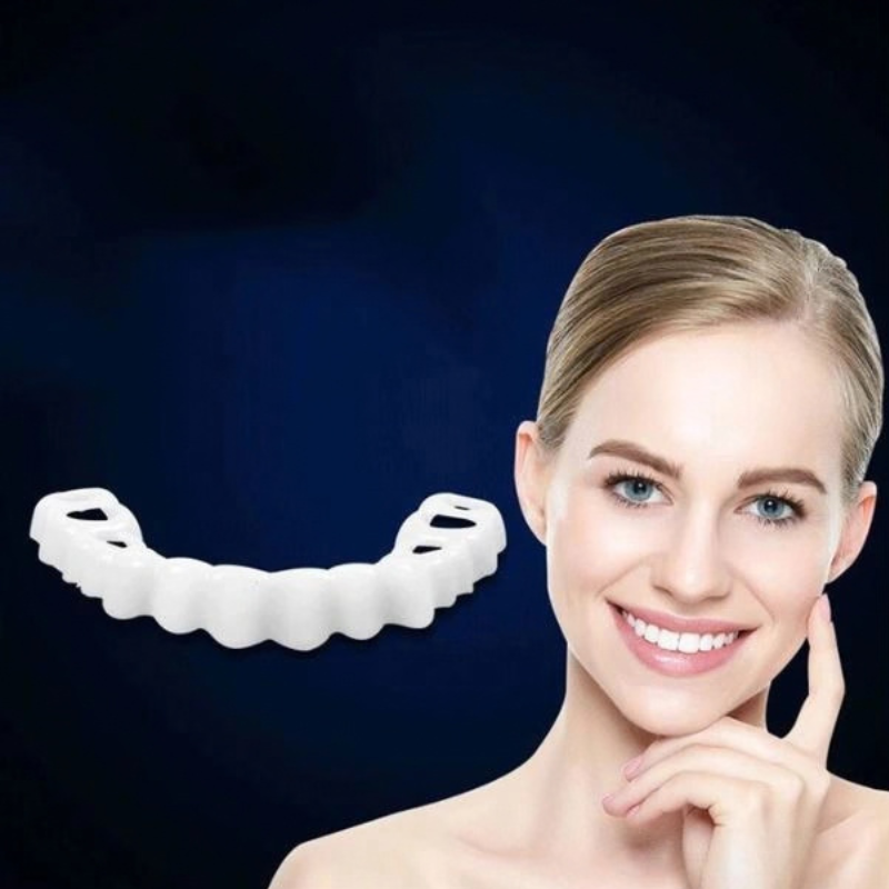 1+1 Gratis | Mould - Herausnehmbare Zahnprothese für Ober- und Unterkiefer