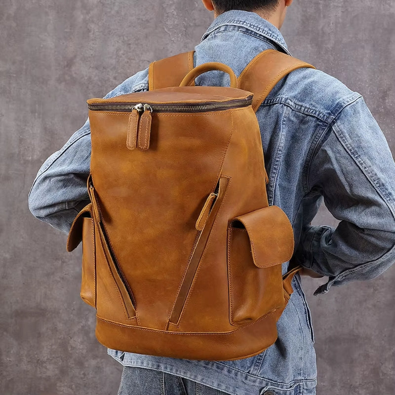 Angelo - Rucksack mit verstellbaren Trägern und Reißverschlussfach