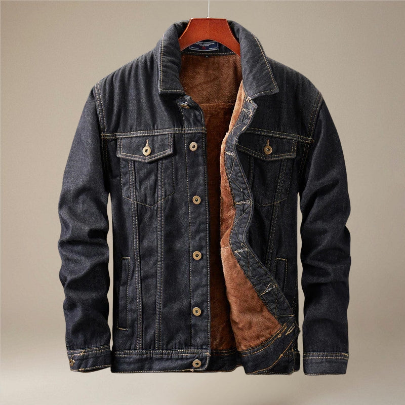 Lawrence – Fleecegefütterte Jacke mit Langärmeln und Taschen