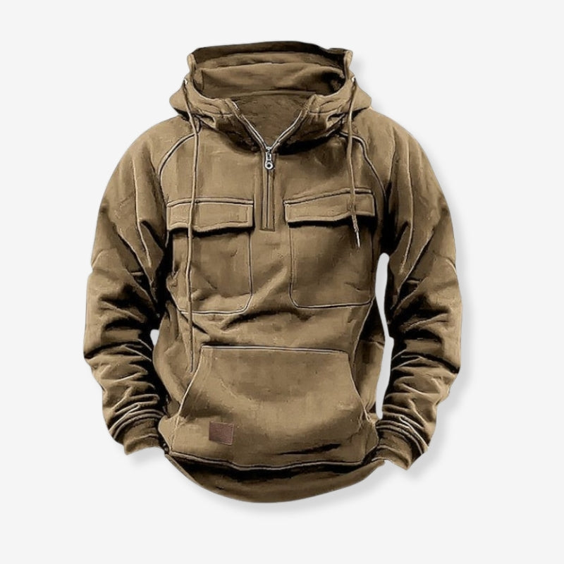 Henrik – Kapuzenjacke mit langen Ärmeln und Taschen