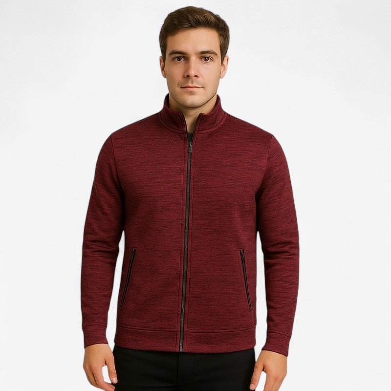 Callum - Langarmjacke mit Reißverschluss und Taschen