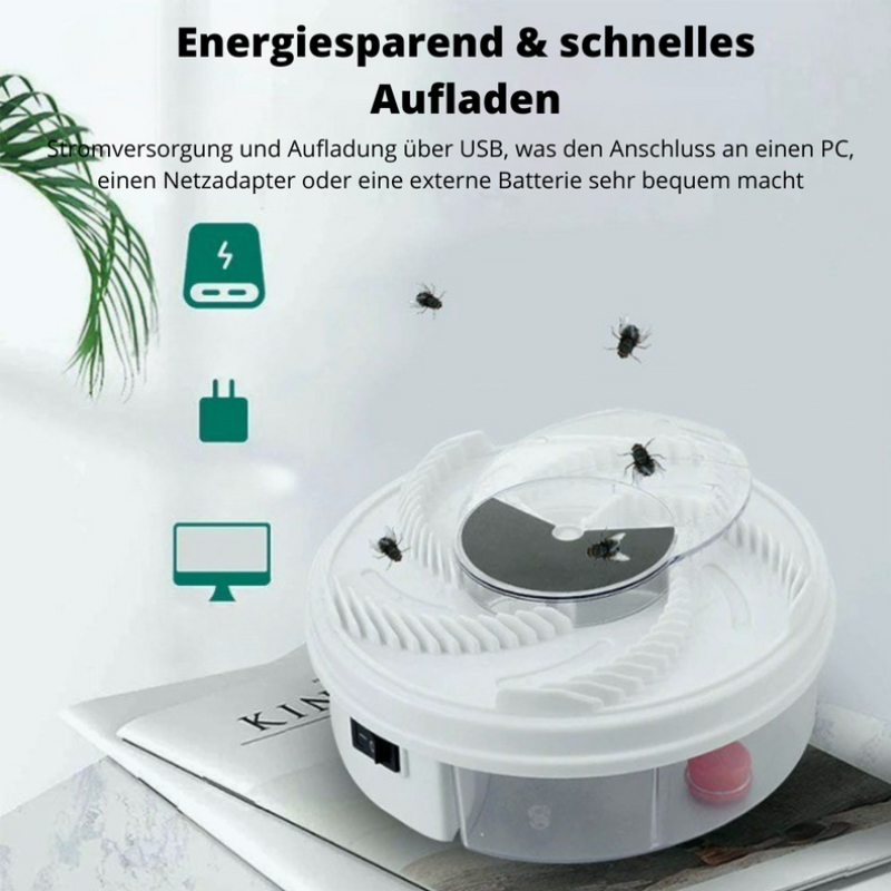 Fliegenfalle mit Rotation & Köderkammern