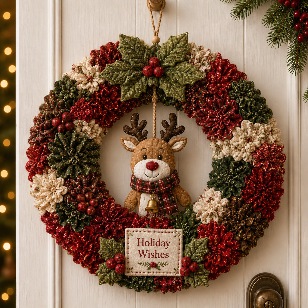 Pinefest - DIY-Set für 3D-Weihnachtskranz zum Selbermachen