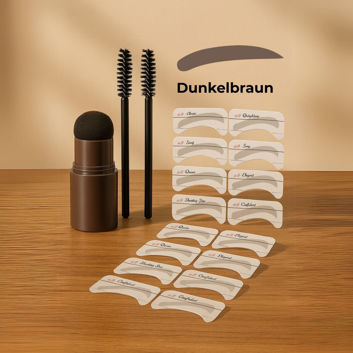 Arch - Augenbrauenstempel-Set für verschiedene Brauenformen