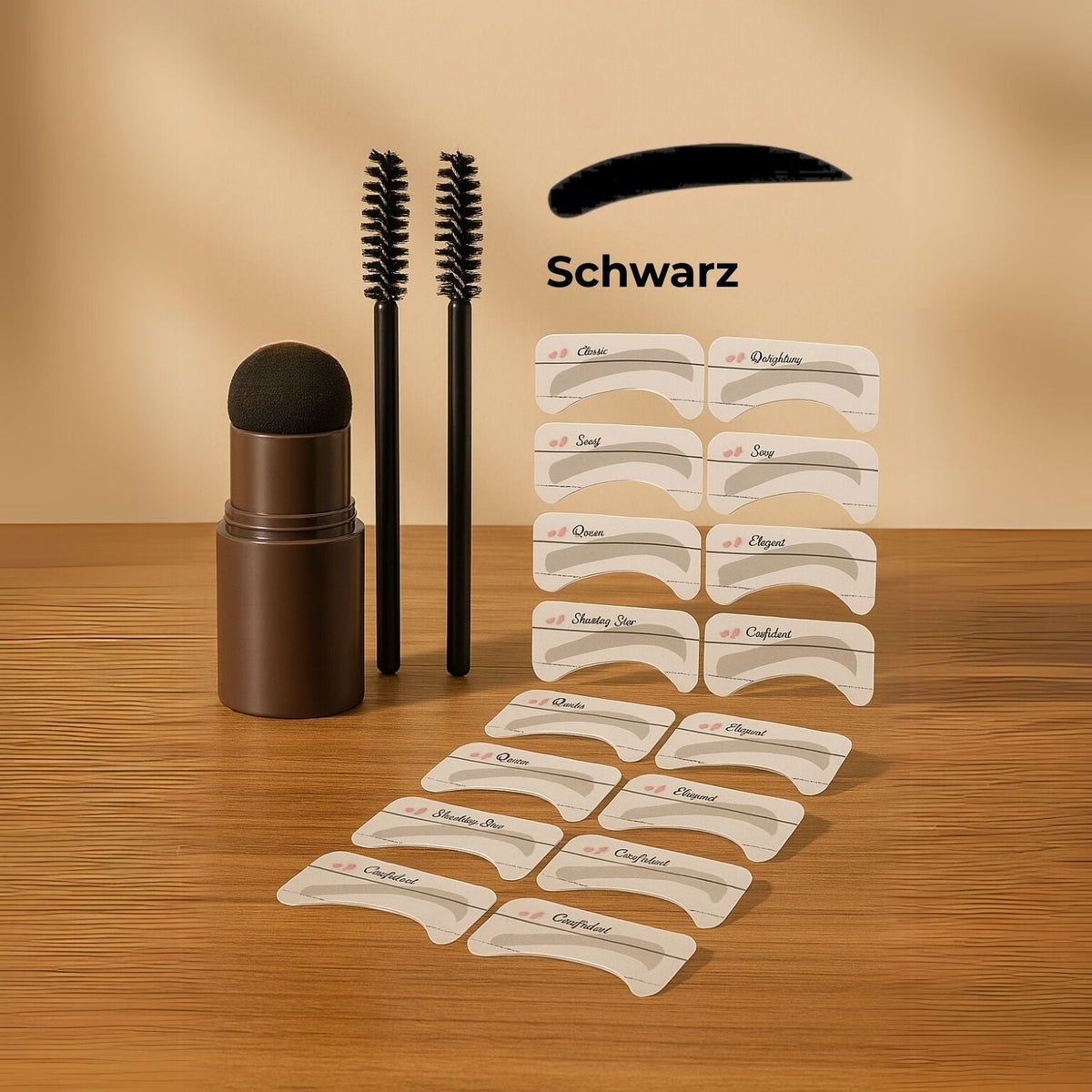 Arch - Augenbrauenstempel-Set für verschiedene Brauenformen