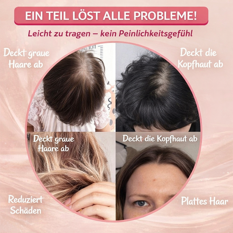 Clip-In Haarverlängerung aus Echthaar für mehr Volumen und natürliche Fülle | 1+1 GRATIS