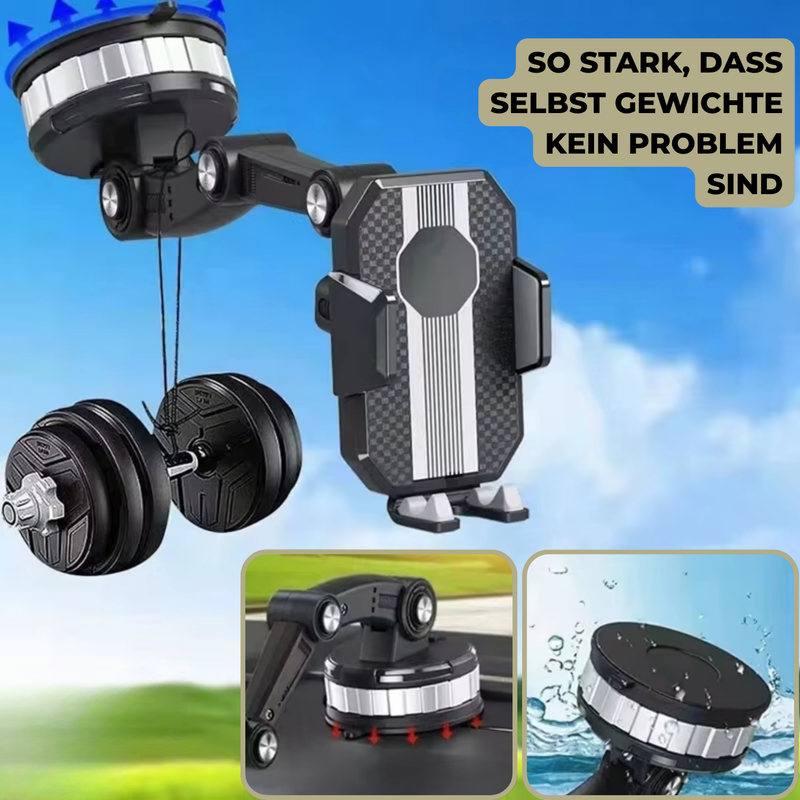 Auto Handyhalterung mit starker Saugnapf-Haftung und 360° Rotation