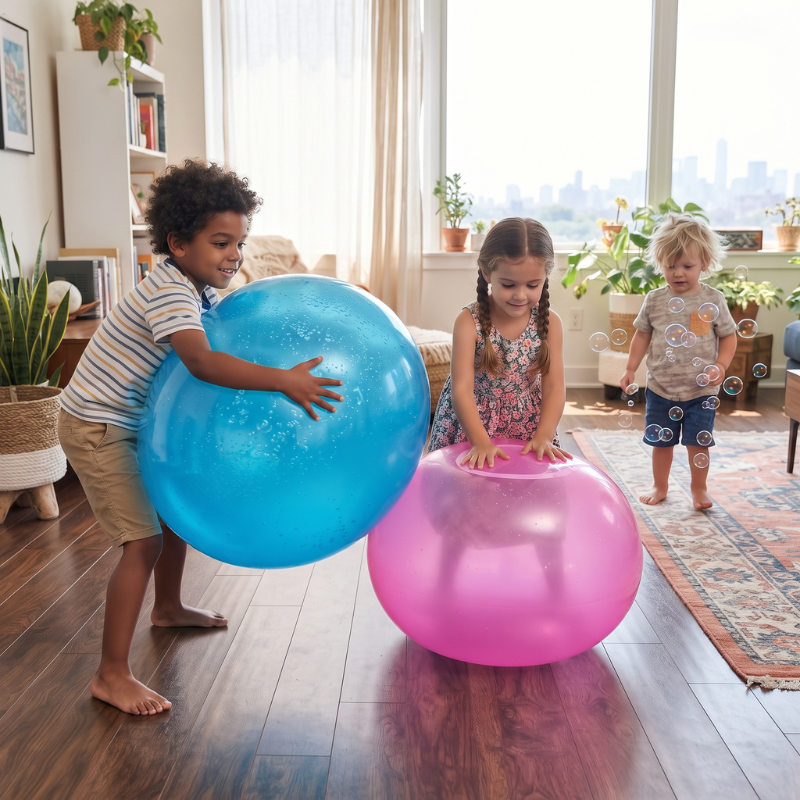 Bubblora - Riesenseifenblasenkugel für Outdoor-Spielspaß