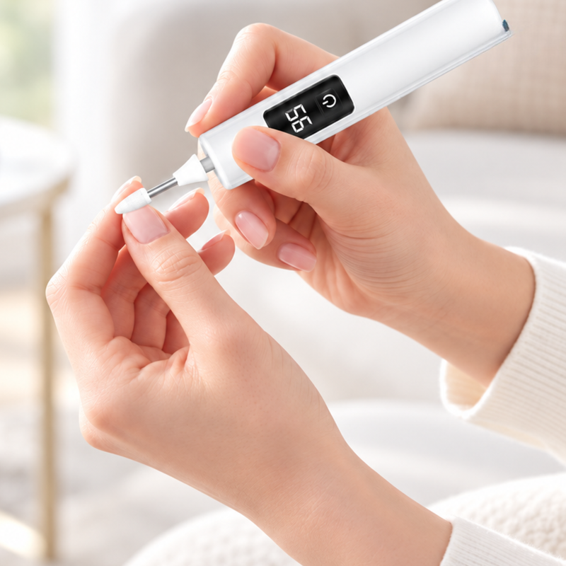 Nailvolt - Elektrische Nagelfeile mit digitaler Geschwindigkeitskontrolle