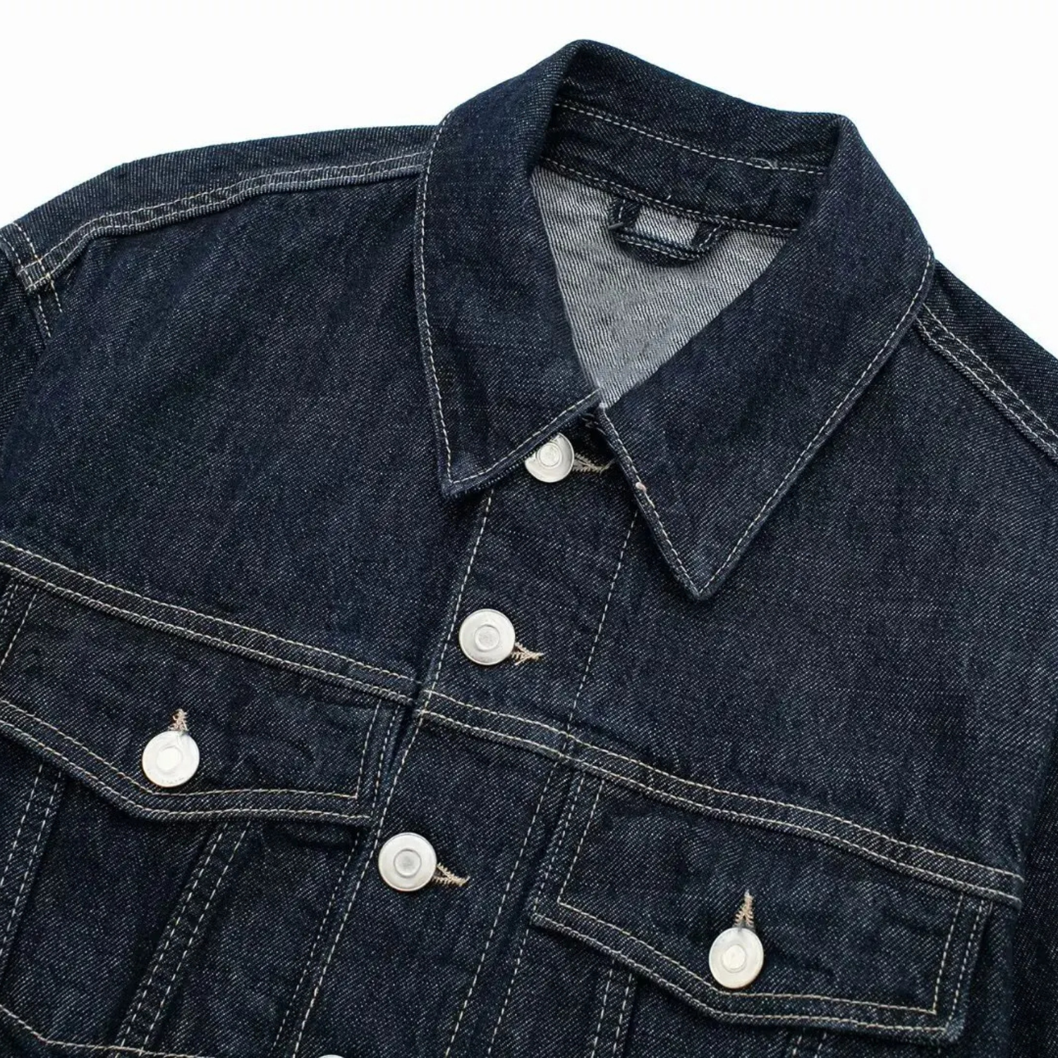 Lea | Streetwear-Denim-Set mit Cropped Jacke und Weiten Hosen